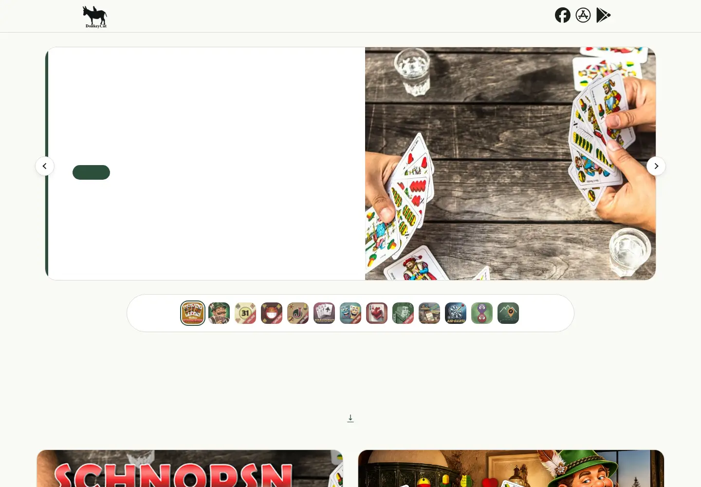Captured homepage of donkeycat.com in the current scan