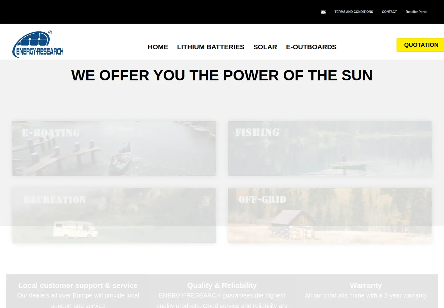 Screenshot of energy-research.com