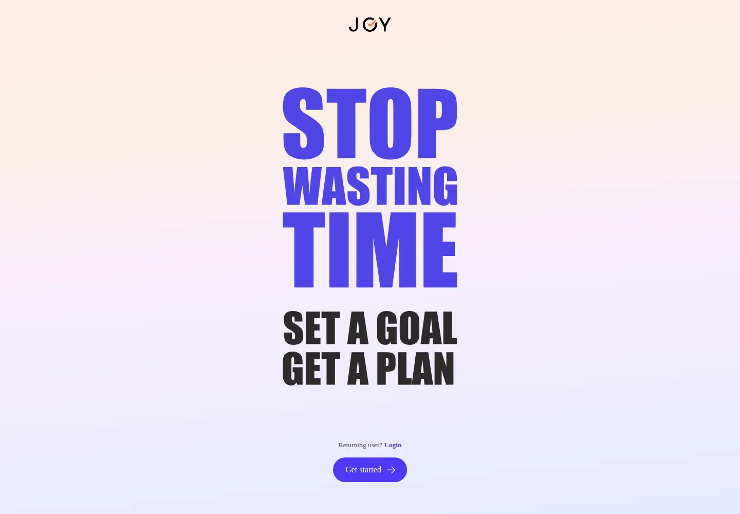 Screenshot of joyapp.com