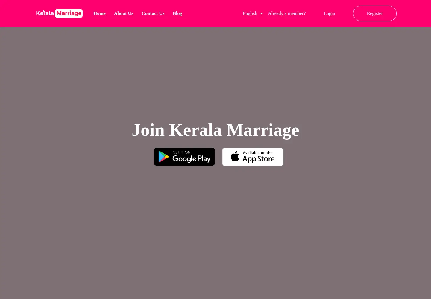 Screenshot of keralamarriage.com