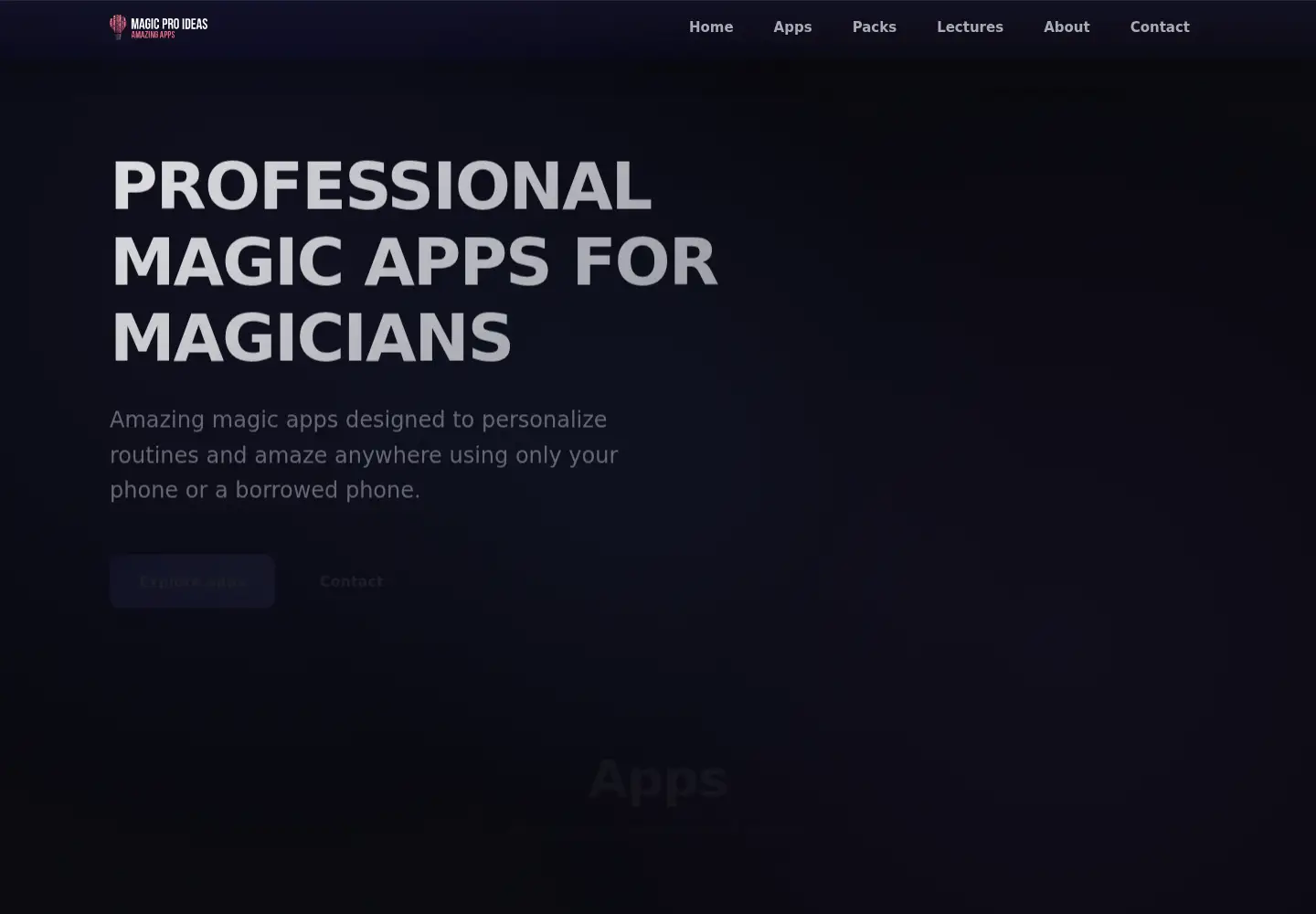 Captured homepage of magicproideas.com in the current scan