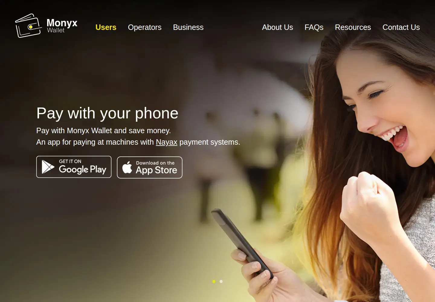Screenshot of monyx.com