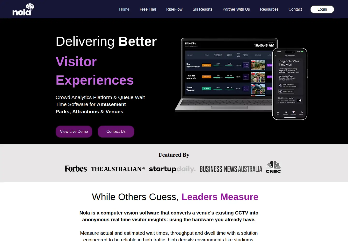 Screenshot of nolahq.com