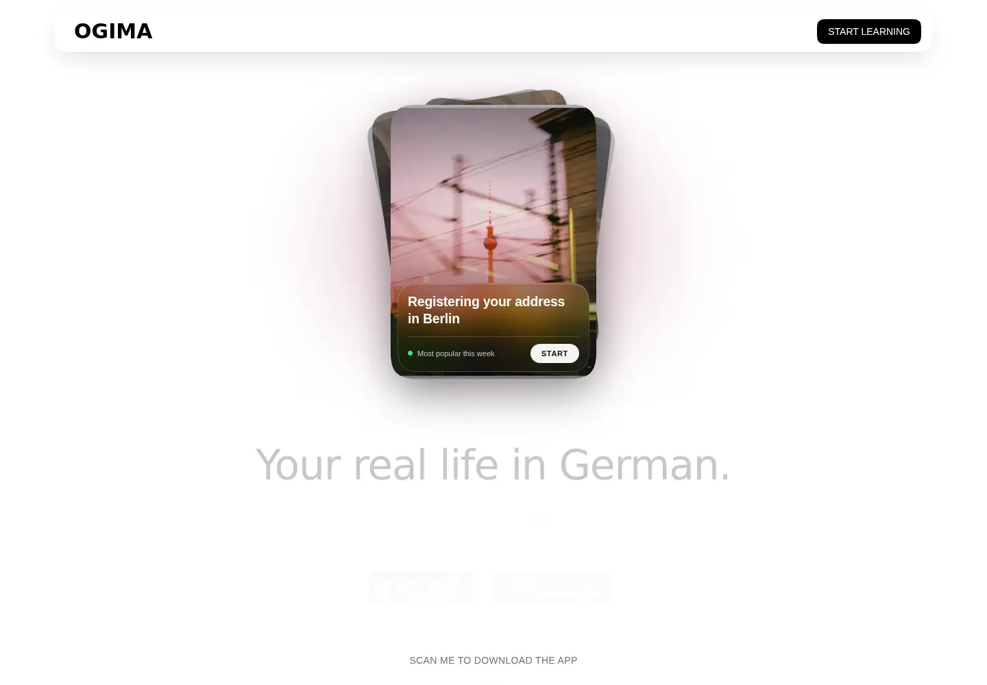 Screenshot of ogimalearn.com