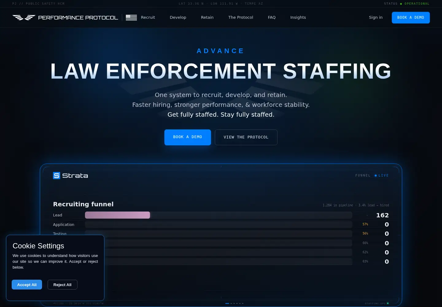 Screenshot of performance-protocol.com