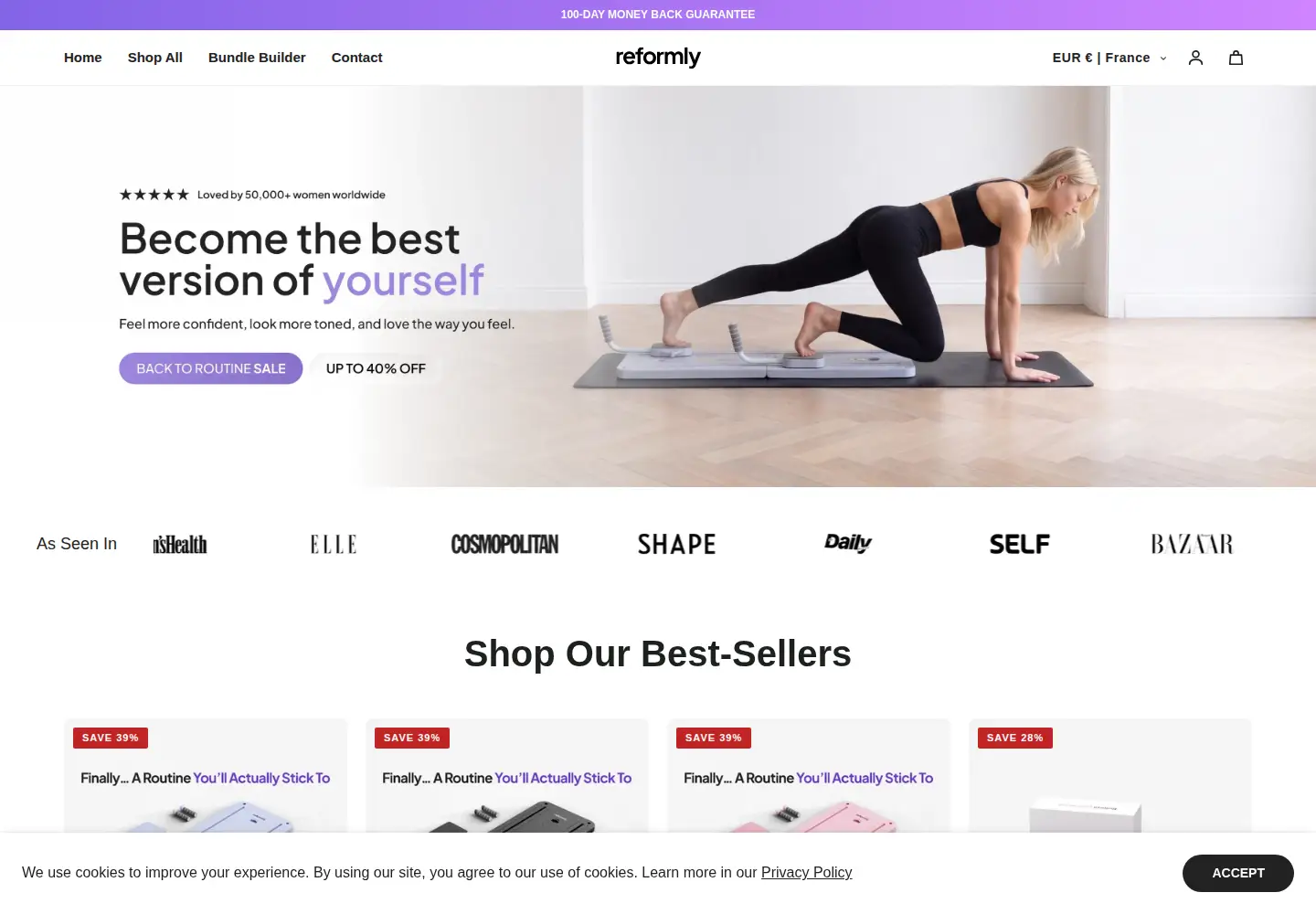 Screenshot of reformly.com