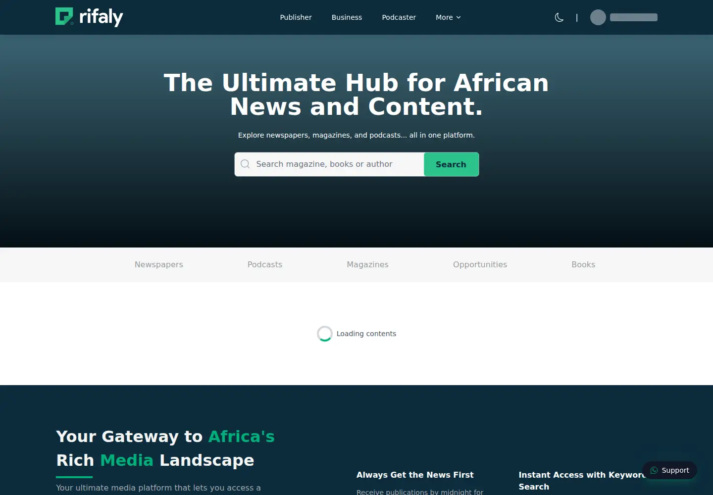 Screenshot of rifaly.com