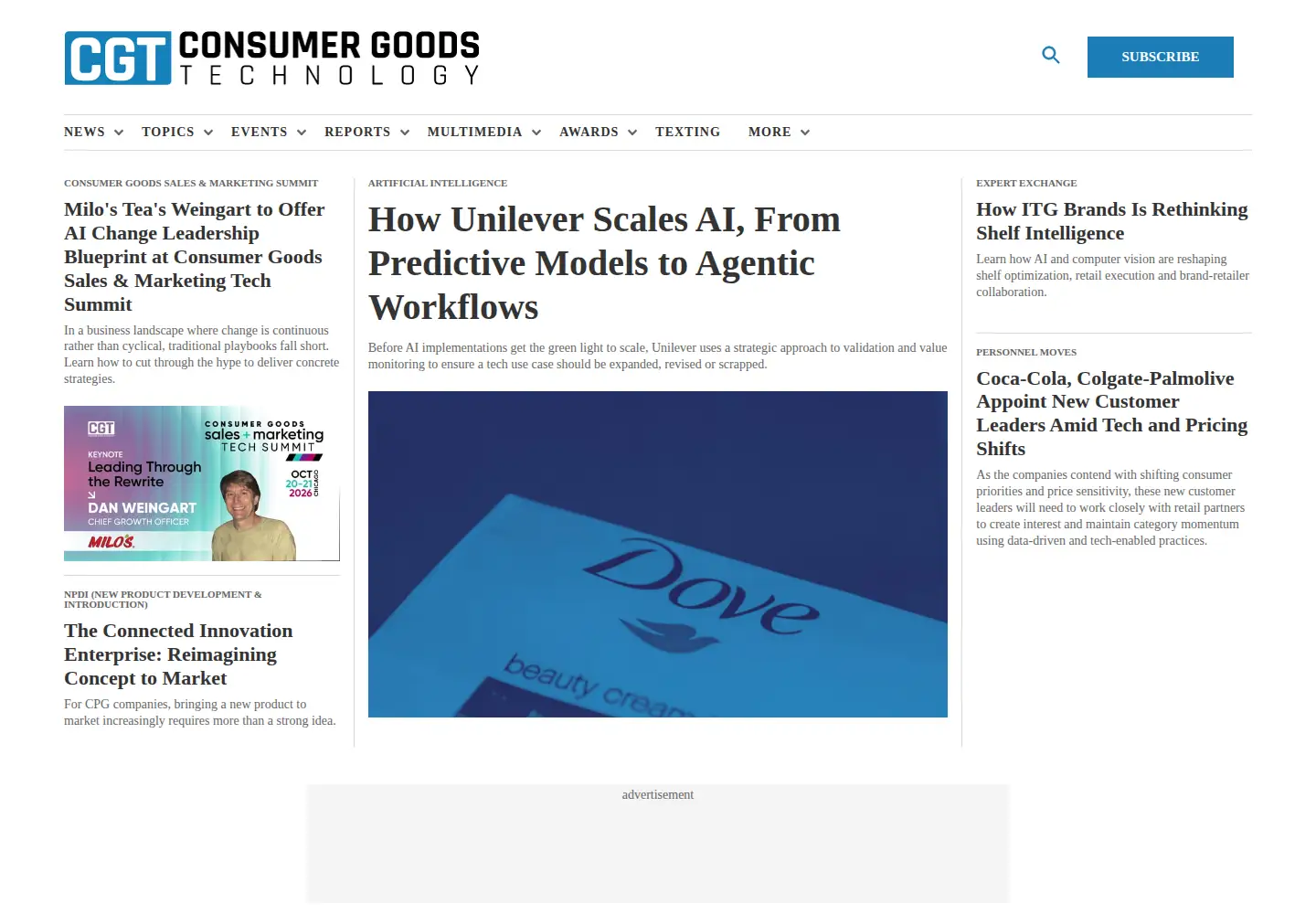 Screenshot of consumergoods.com