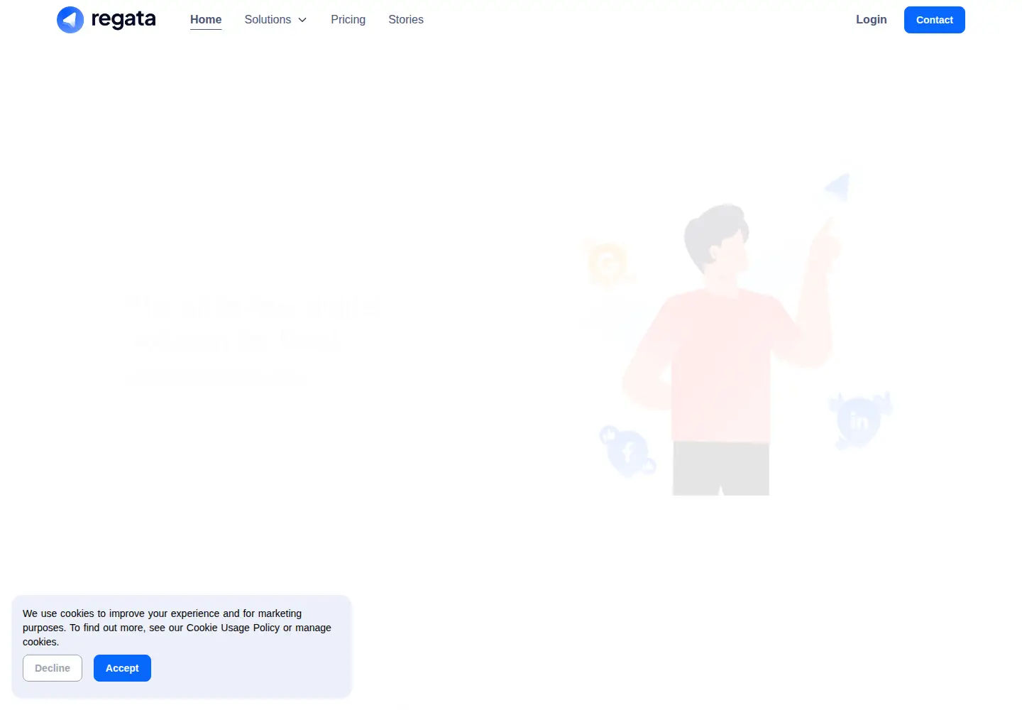 Screenshot of regata.fr