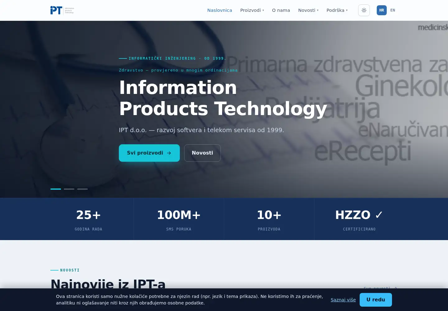 Screenshot of ipt.hr