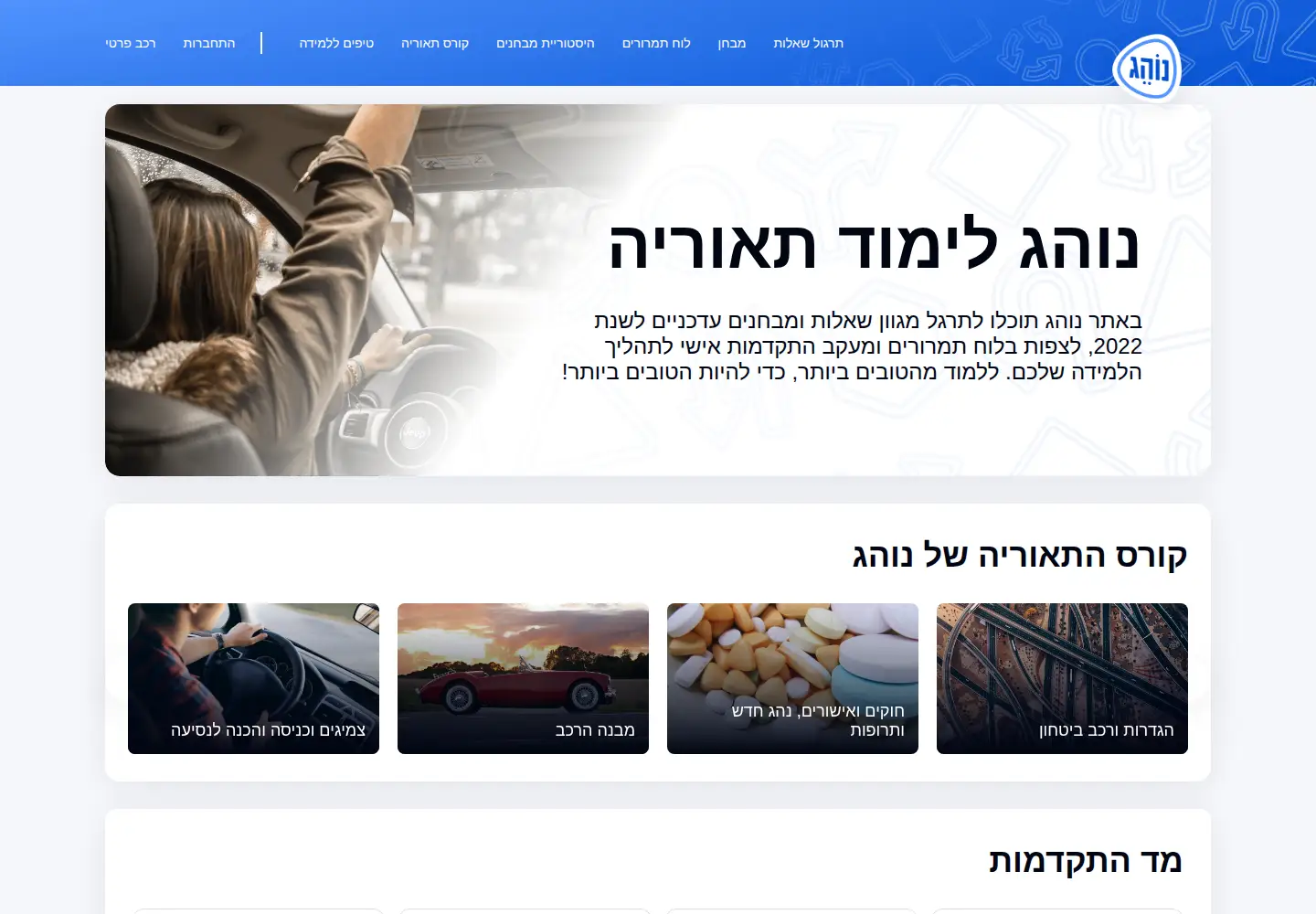 Captured homepage of noeg.co.il in the current scan