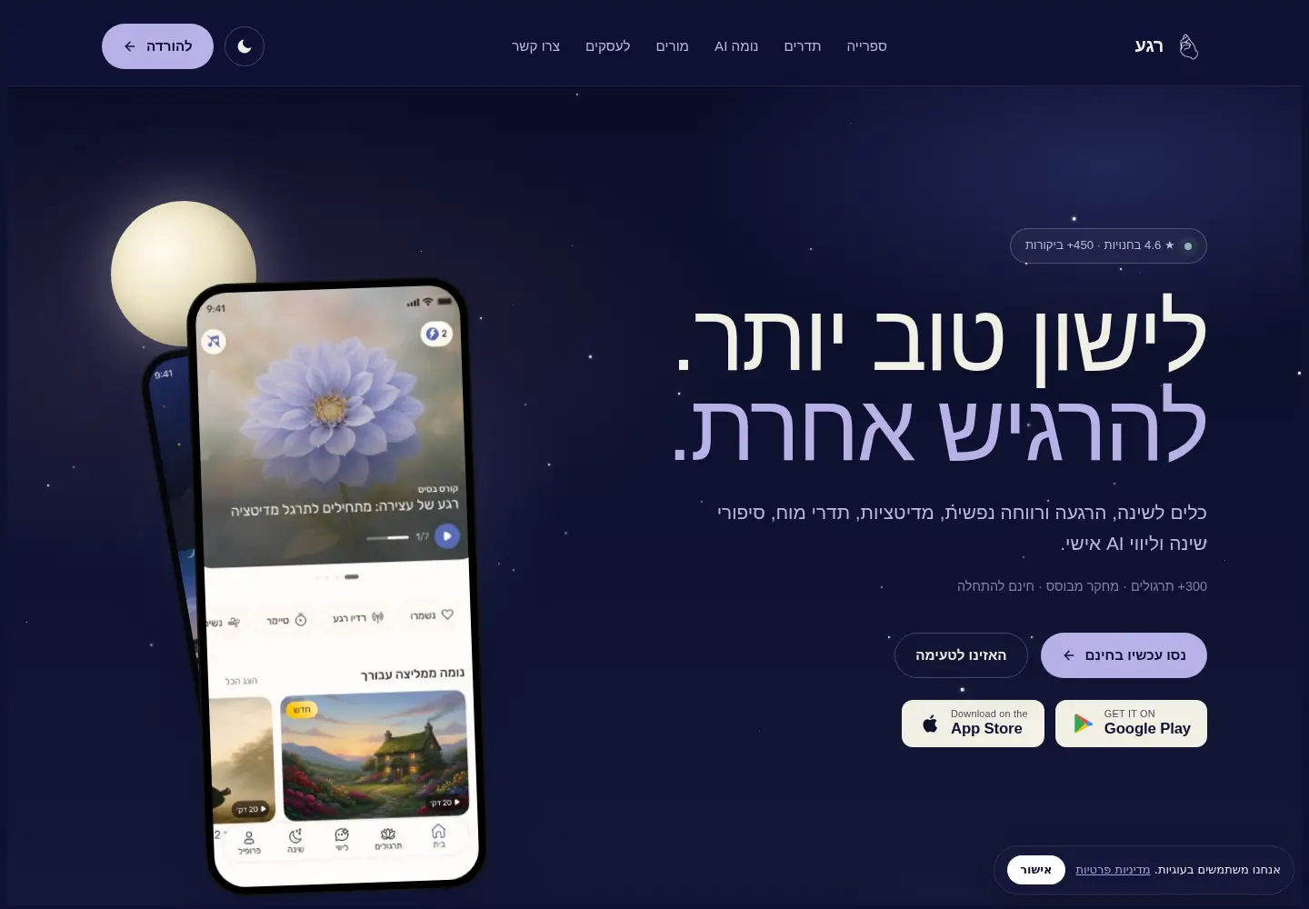 Screenshot of rega.co.il