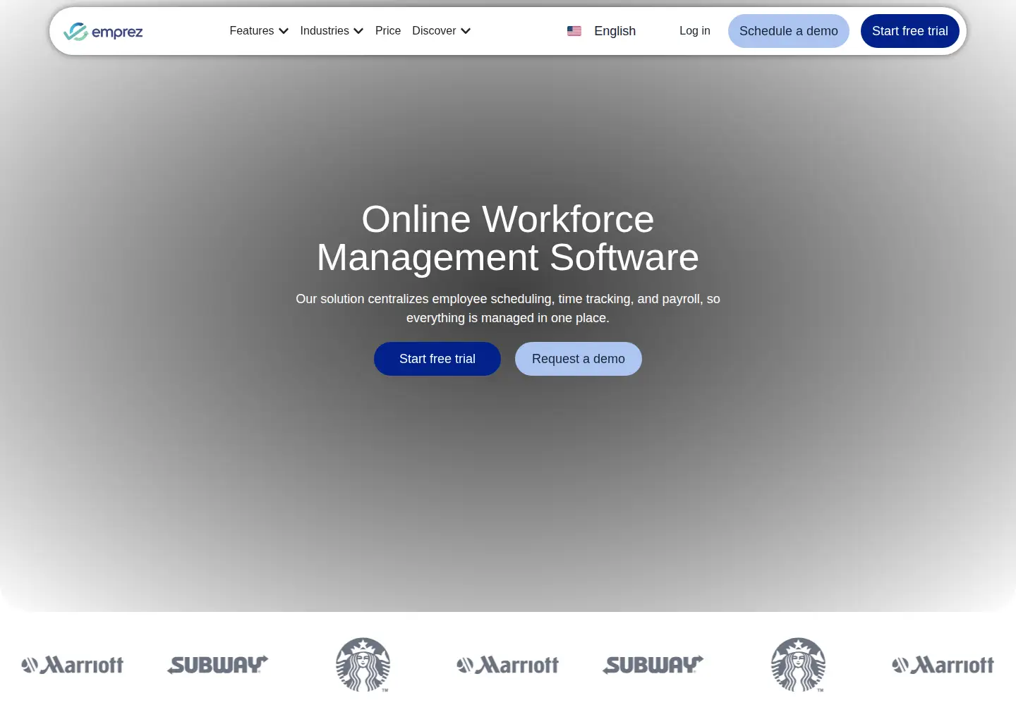 Screenshot of emprez.net