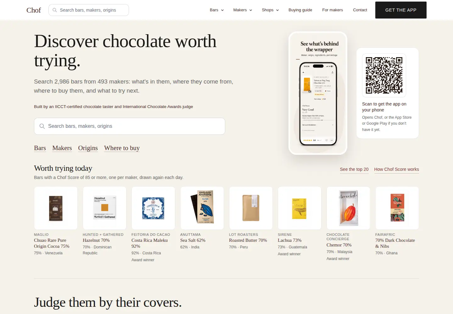 Screenshot of chof.nl