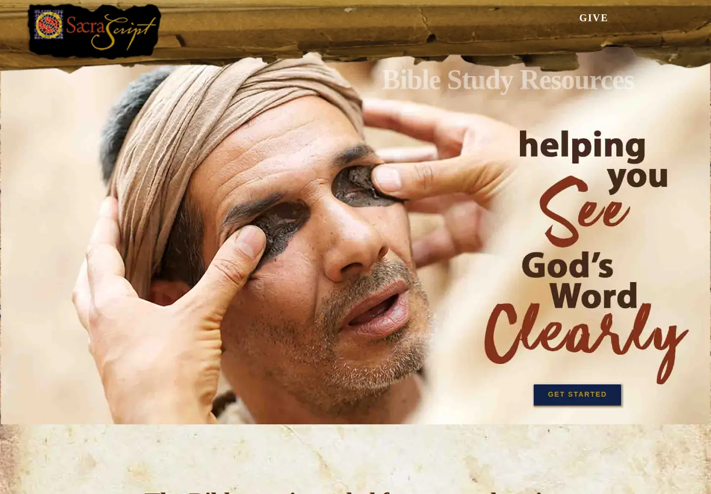Captured homepage of sacrascript.org in the current scan