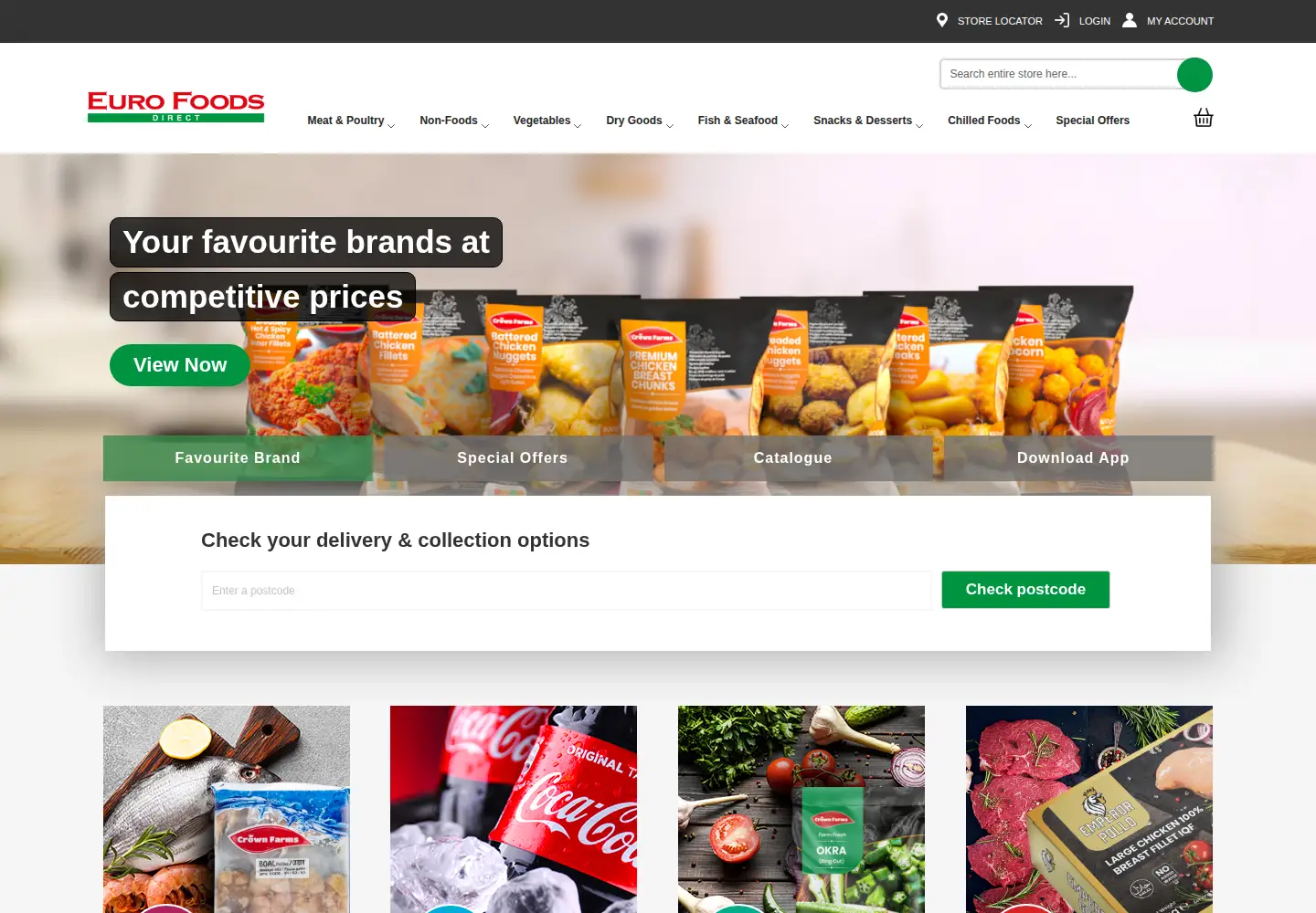 Screenshot of eurofoods.co.uk