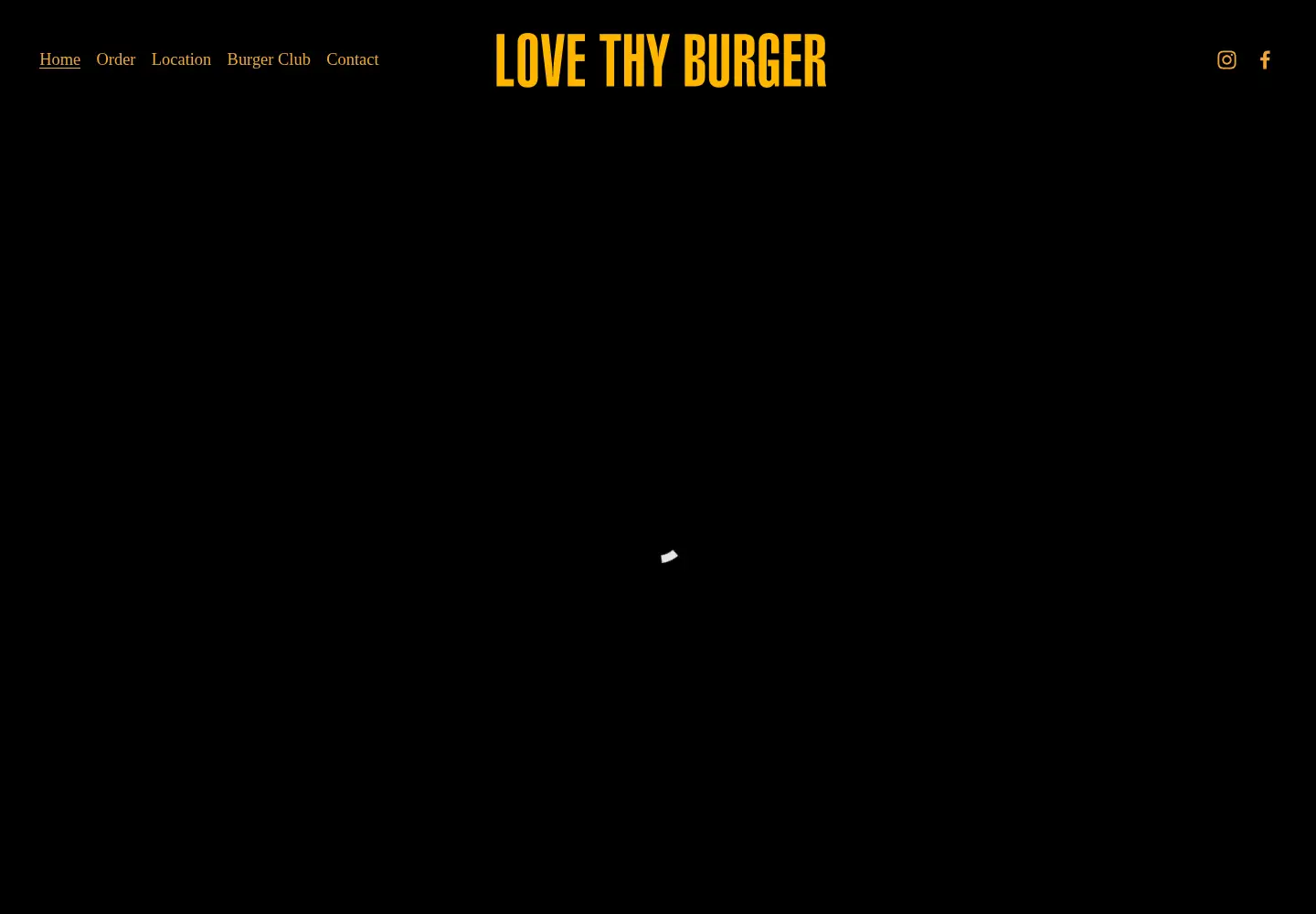 Screenshot of lovethyburger.co.uk