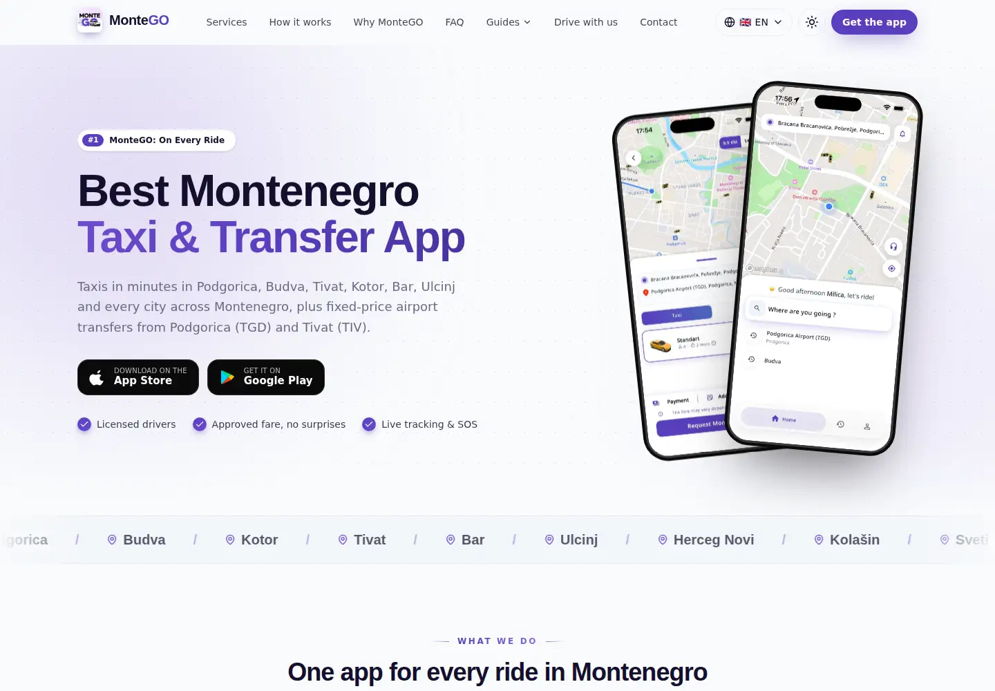 Screenshot of montego.app