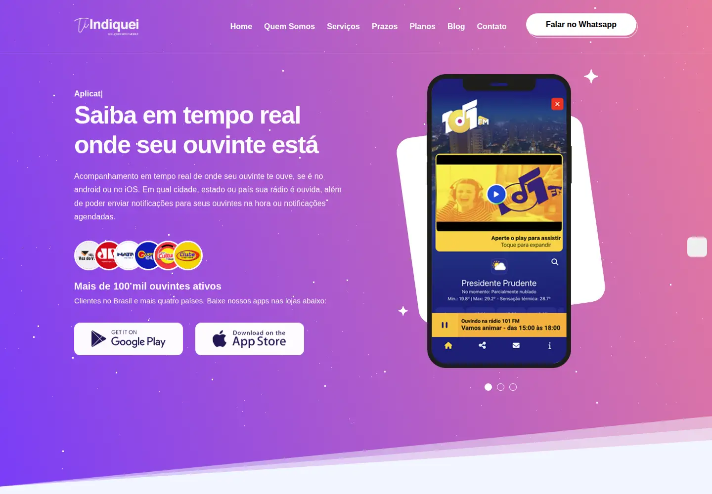 Screenshot of tiindiquei.com.br