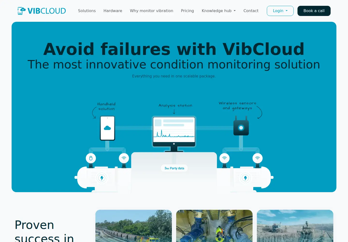 Captured homepage of vib.cloud in the current scan