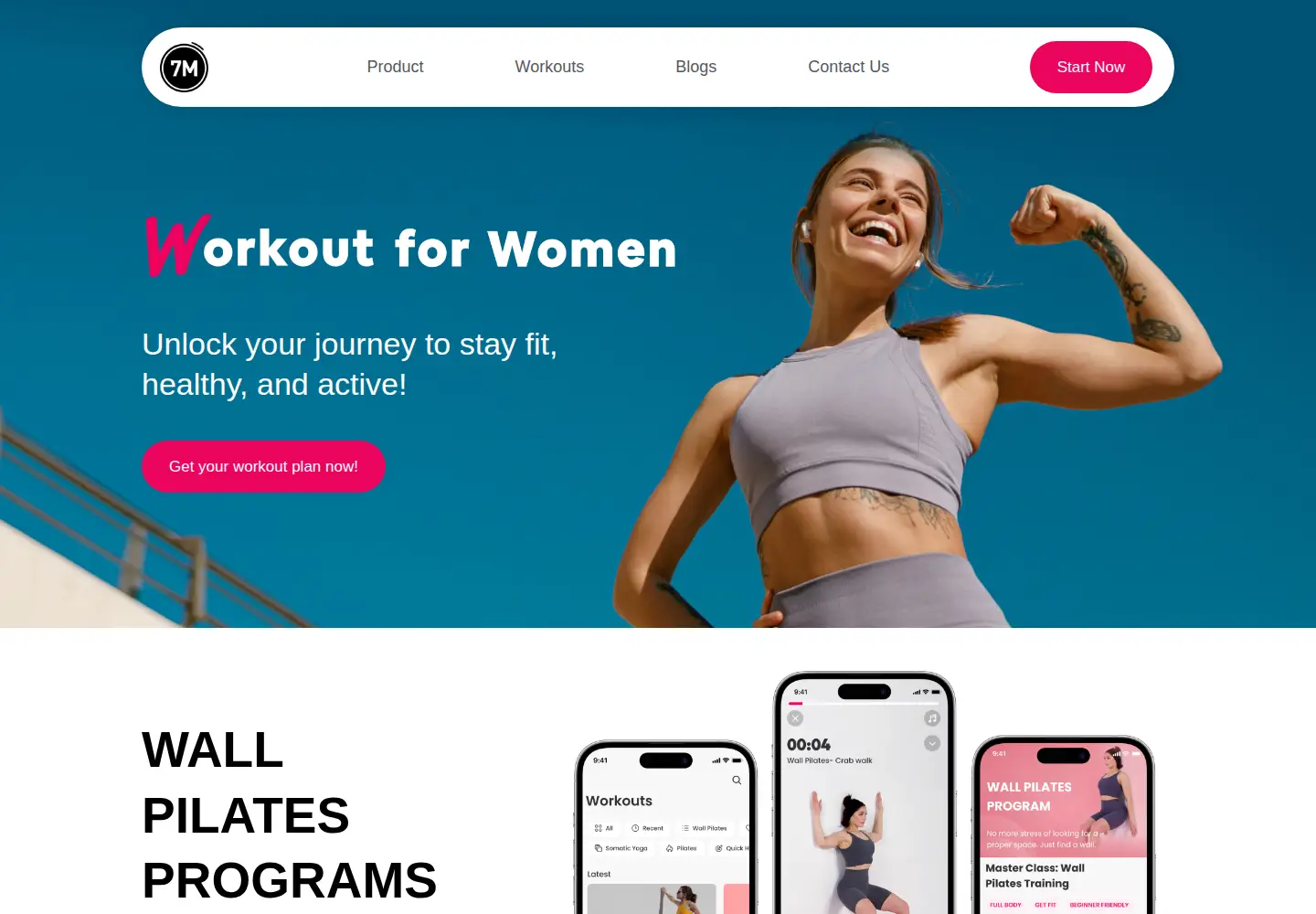 Captured homepage of 7mfitness.com in the current scan