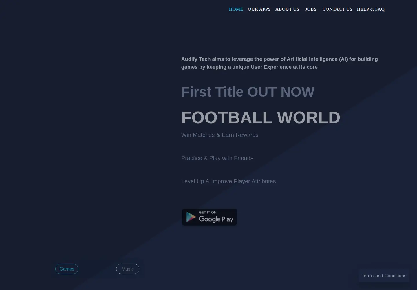 Screenshot of audifytech.com