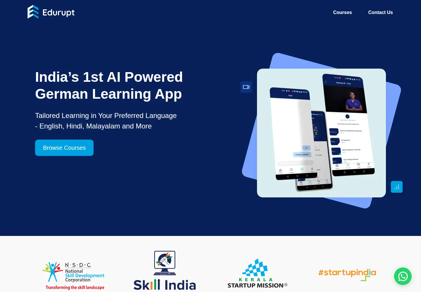 Screenshot of edurupt.com
