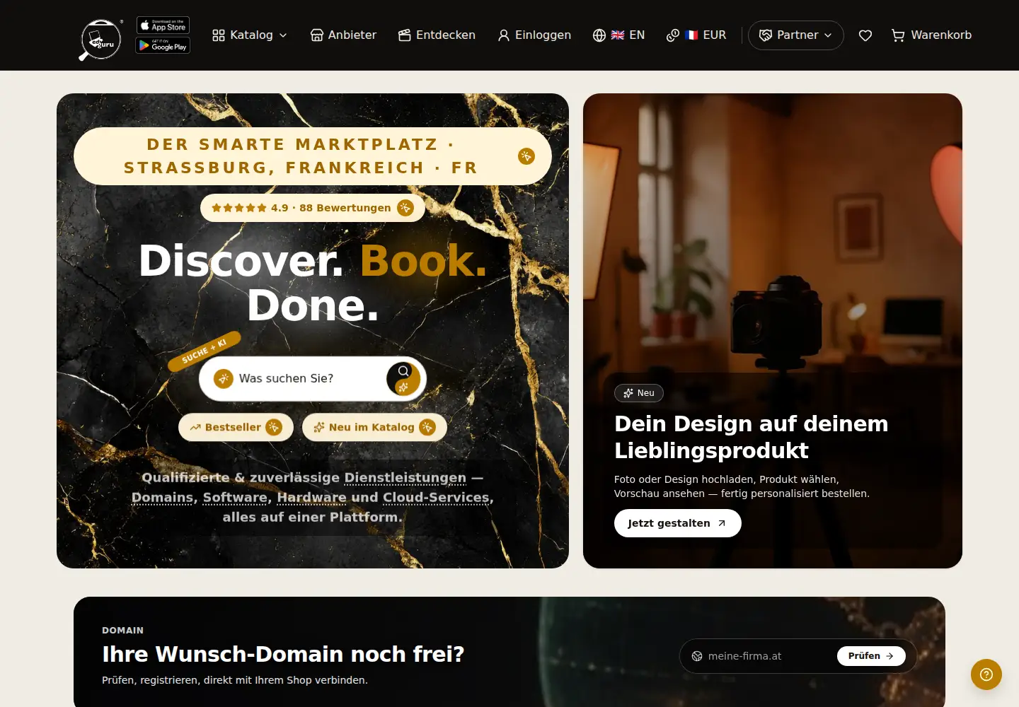 Screenshot of edv-guru.com