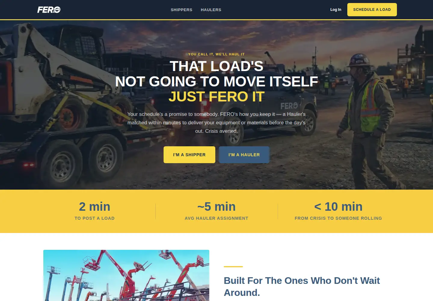 Screenshot of feronow.com