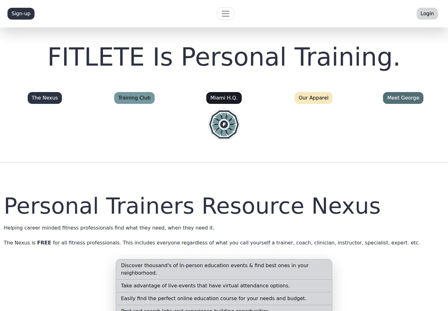 Screenshot of fitletes.com