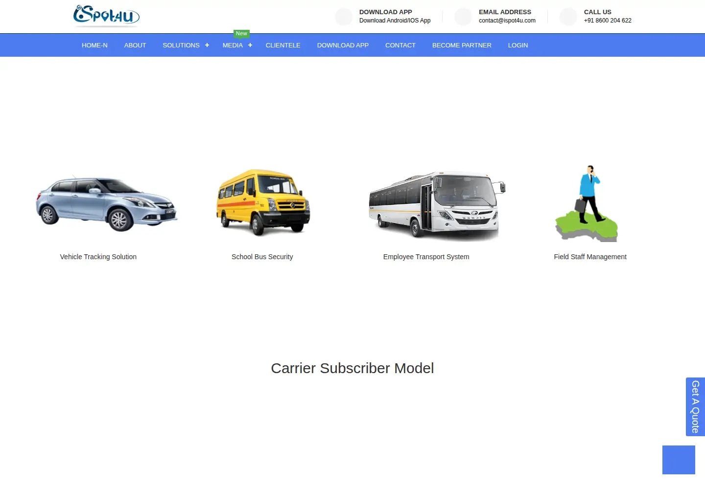 Screenshot of ispot4u.com