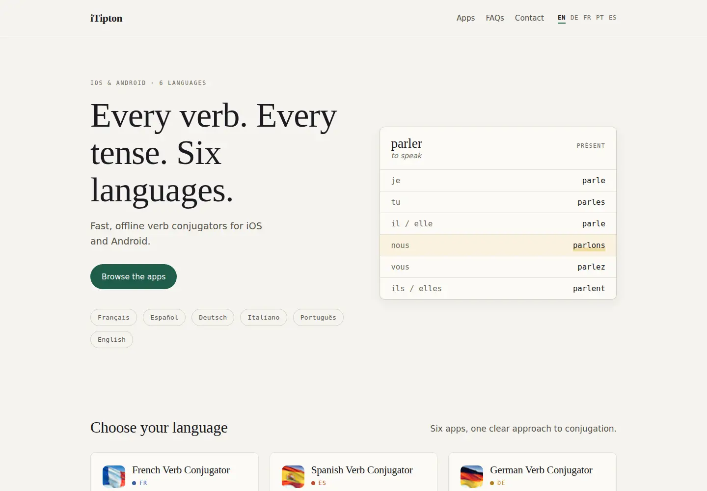 Screenshot of itipton.com