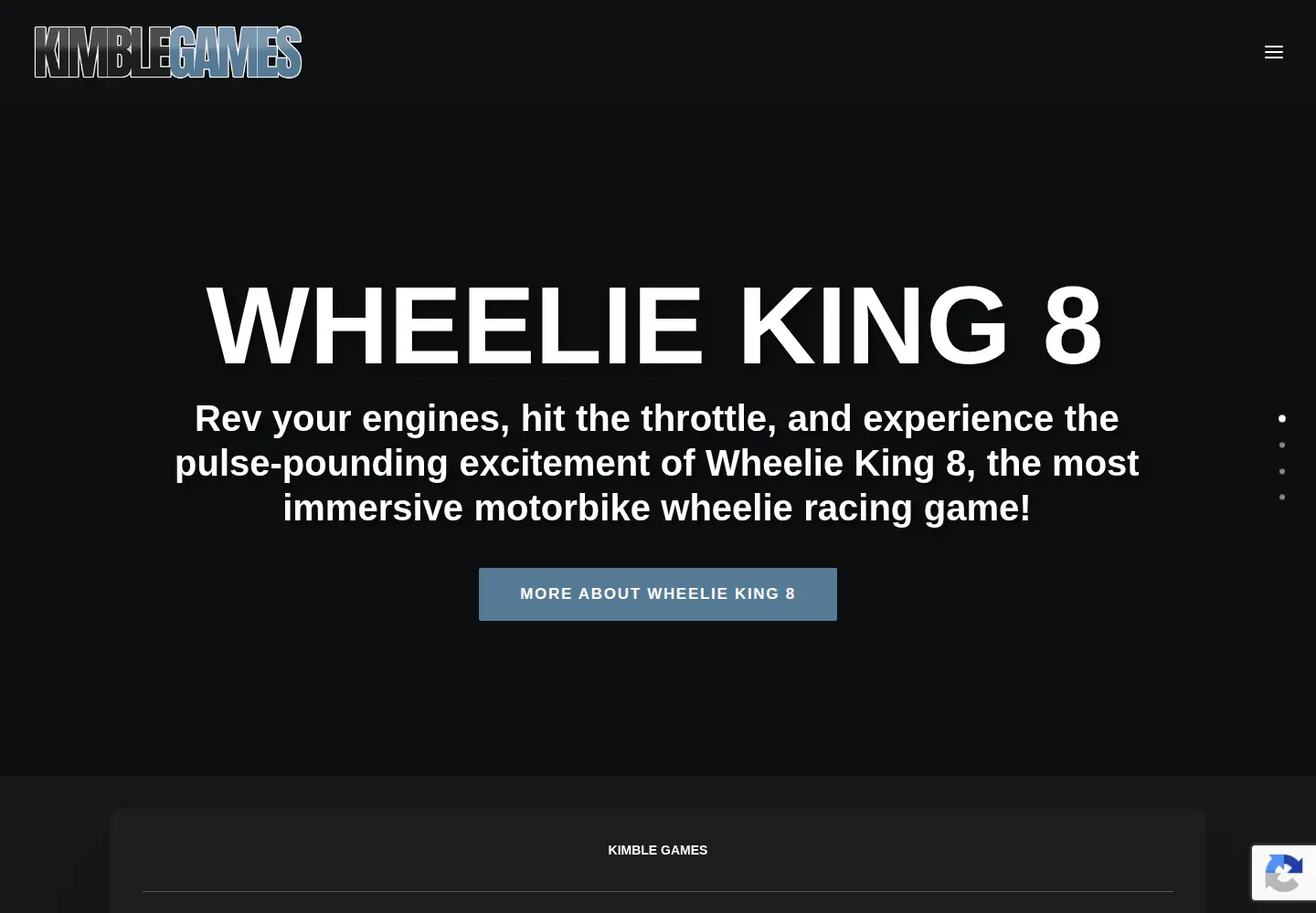 Screenshot of kimblegames.com