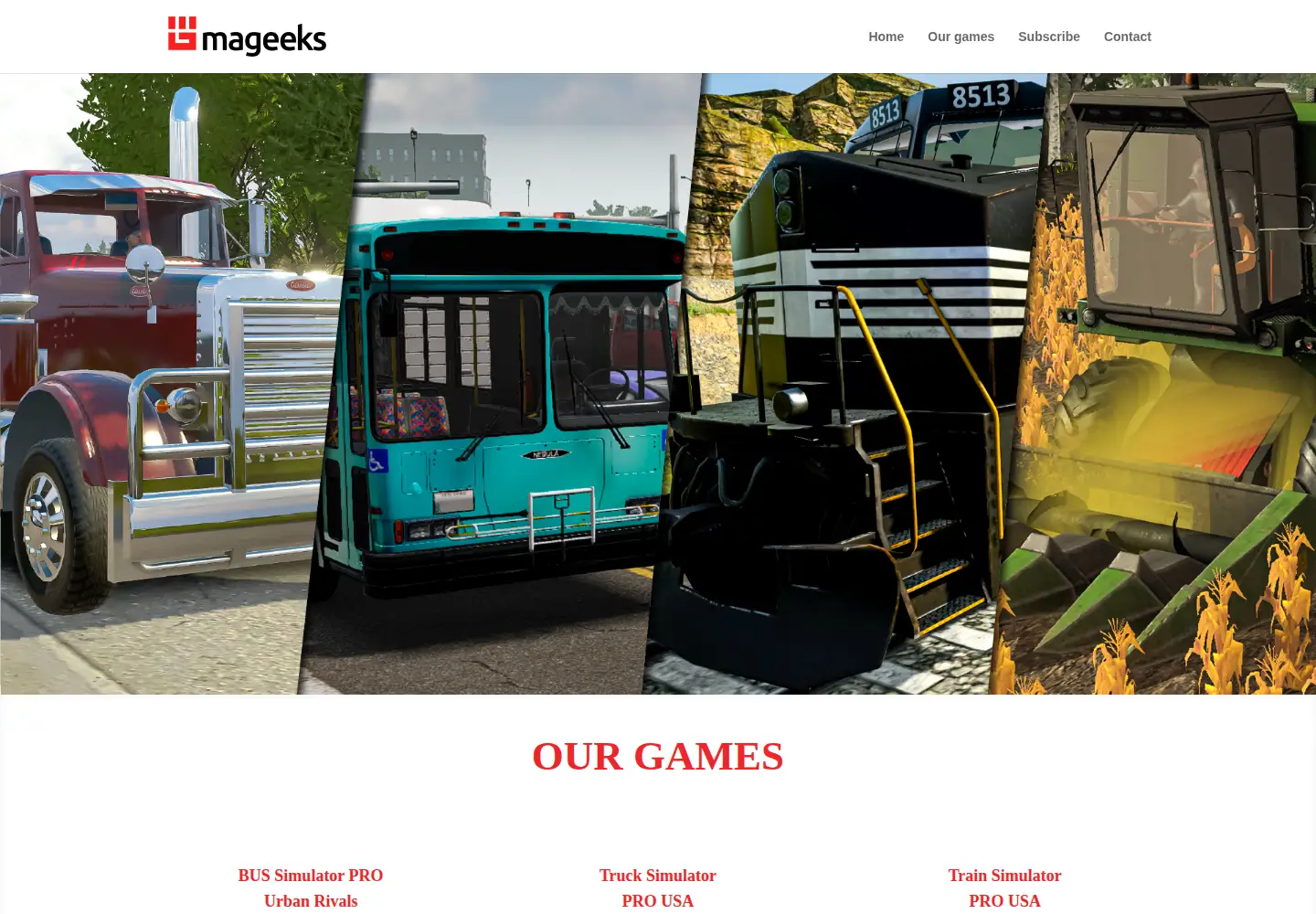 Screenshot of mageeks.com