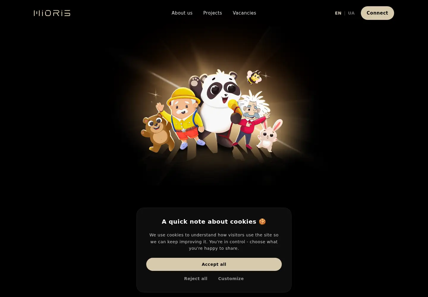 Screenshot of mioris.com