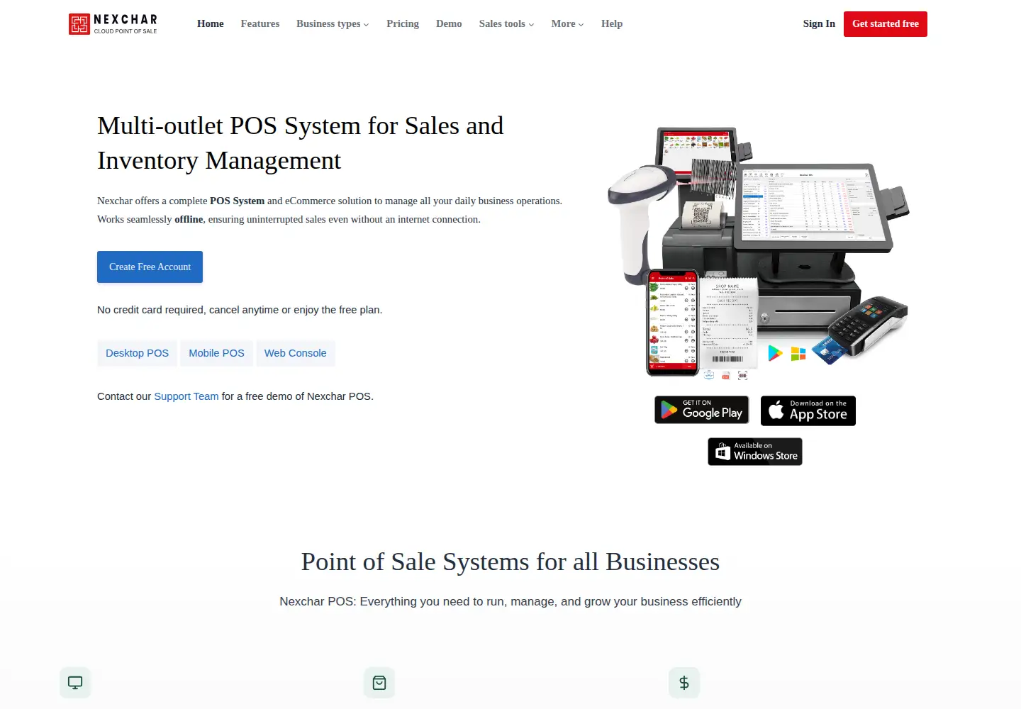 Screenshot of nexchar.com