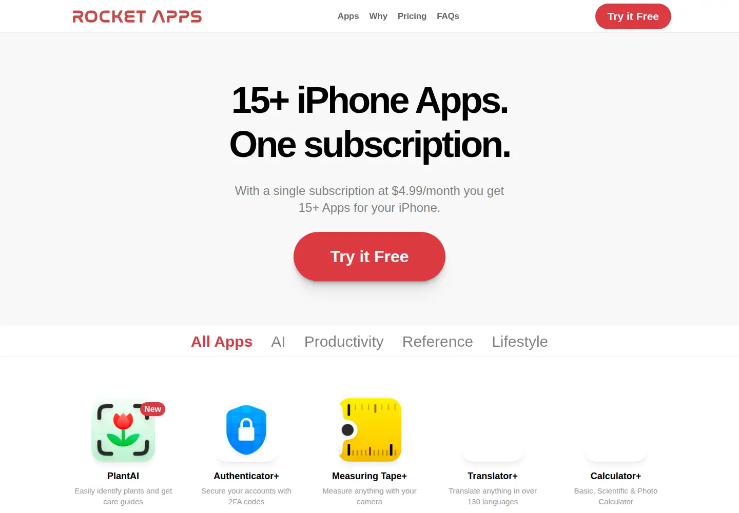 Screenshot of rocketapps.com