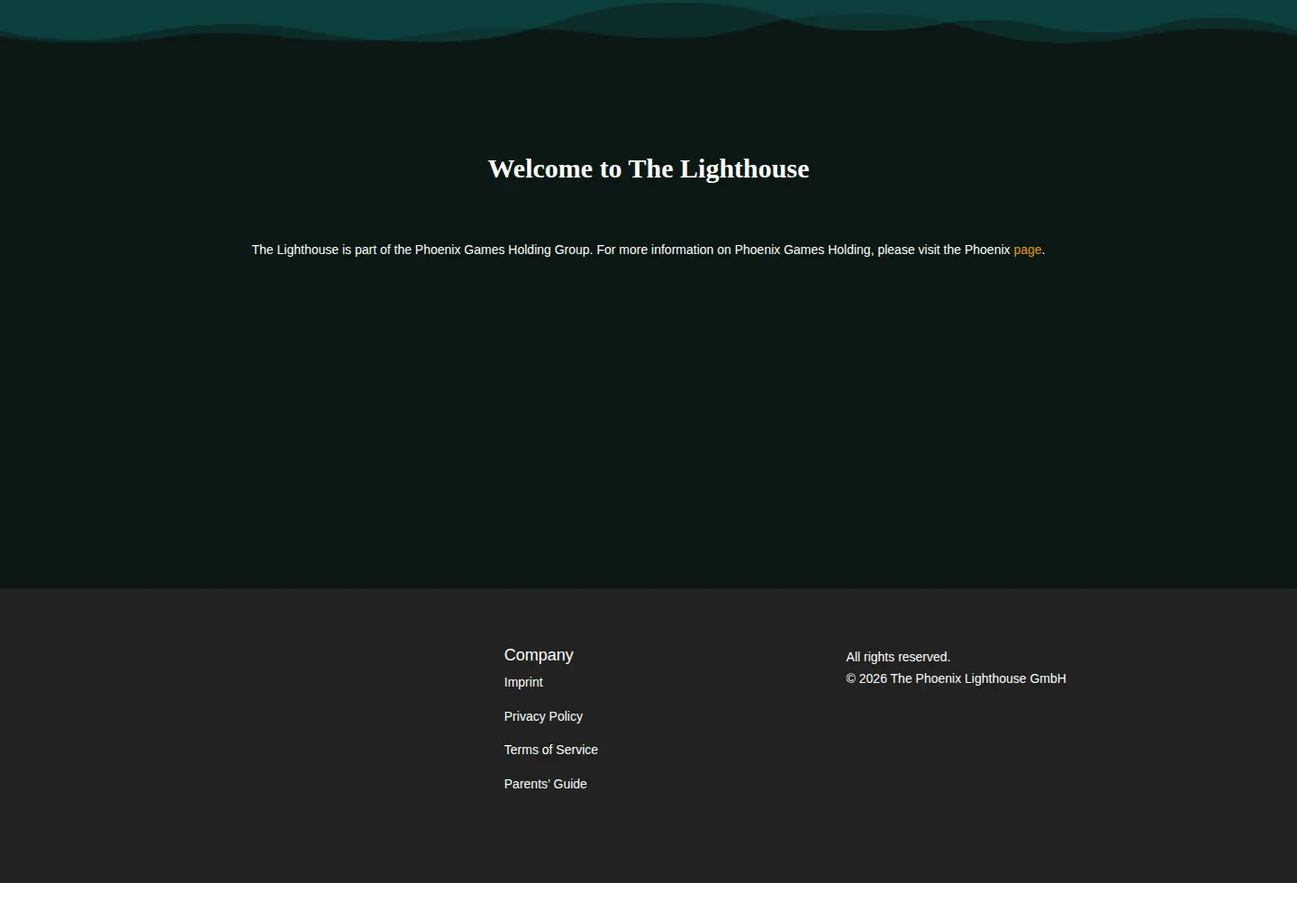 Captured homepage of thelighthousepublishing.com in the current scan