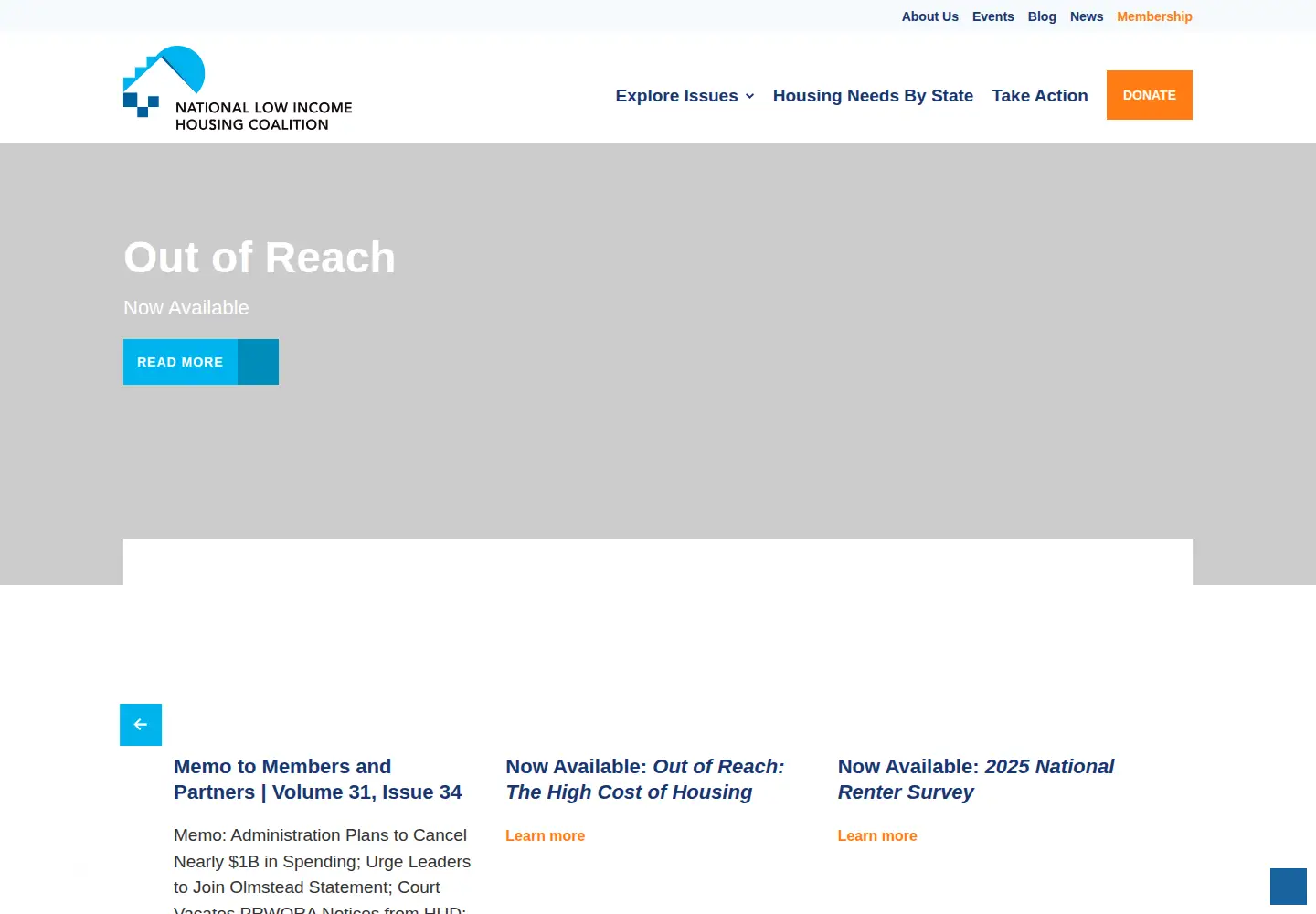 Screenshot of nlihc.org
