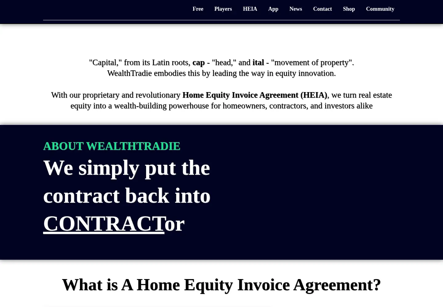 Screenshot of wealthtradie.com
