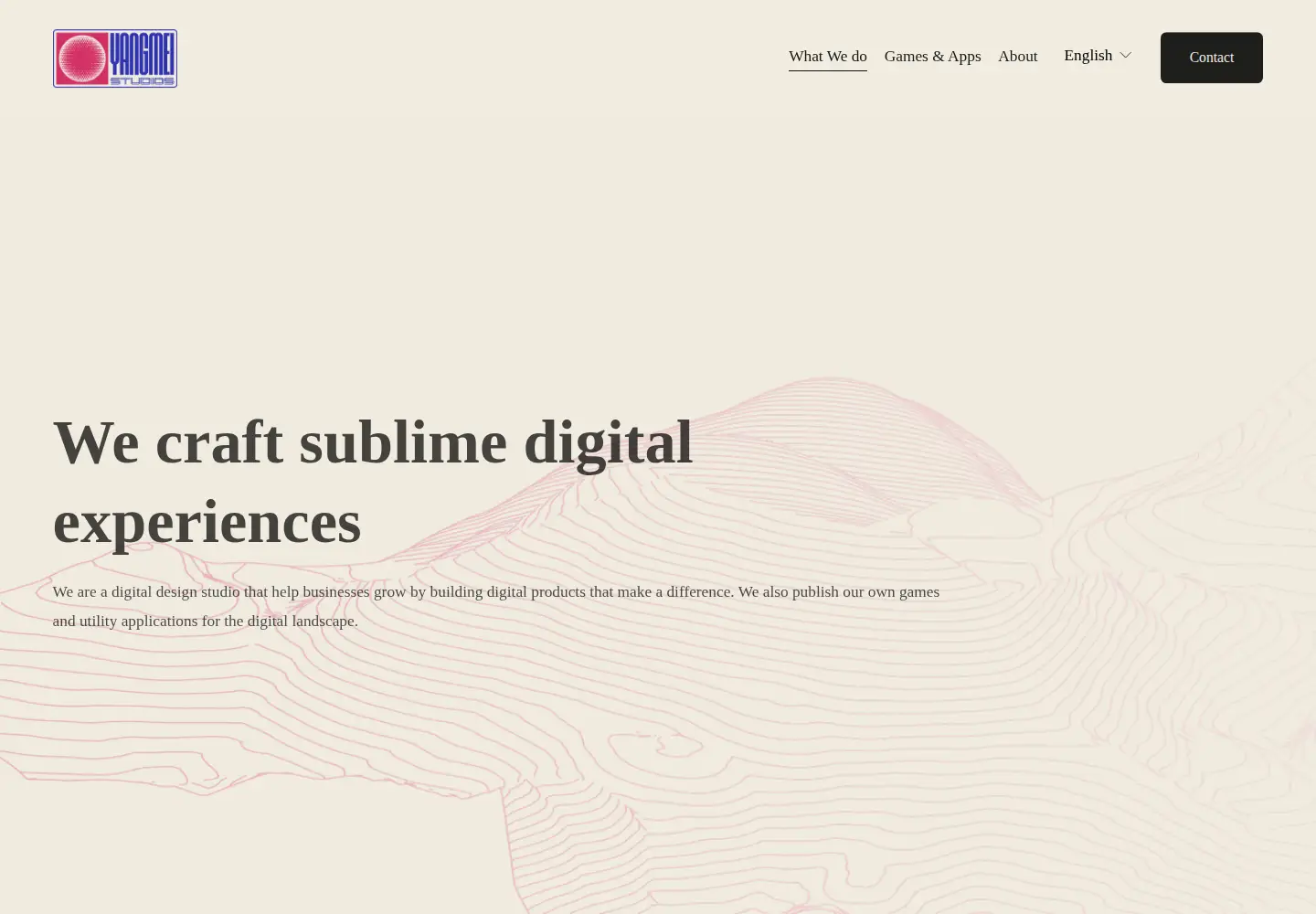 Screenshot of yangmeistudios.com