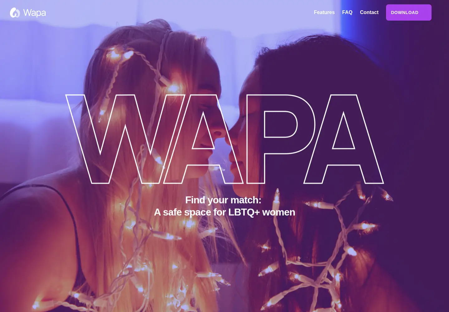 Screenshot of wapa.dating