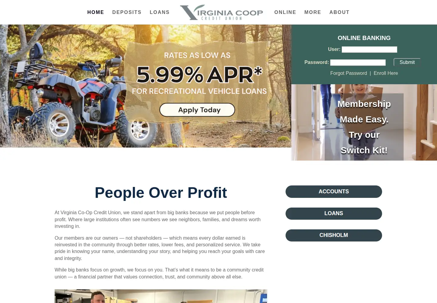 Screenshot of vccu.org