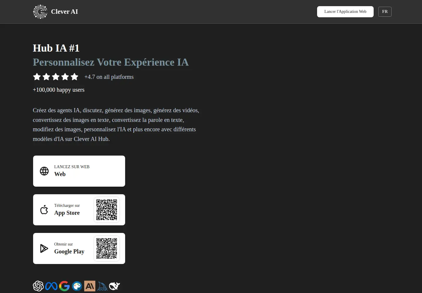 Screenshot of cleverai.app
