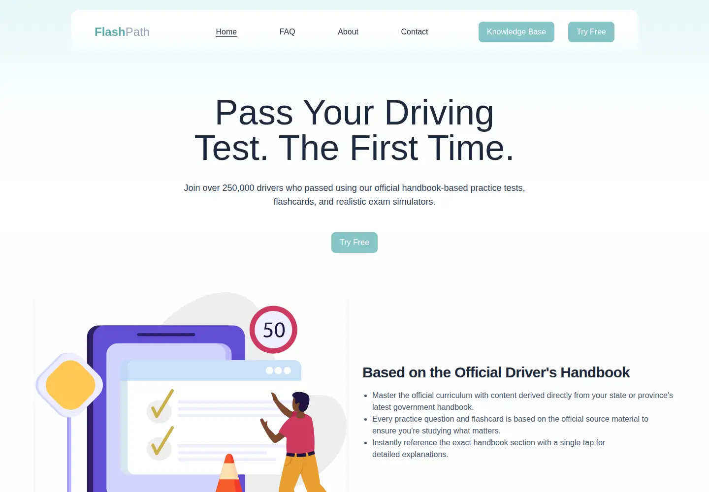 Screenshot of flashpath.app