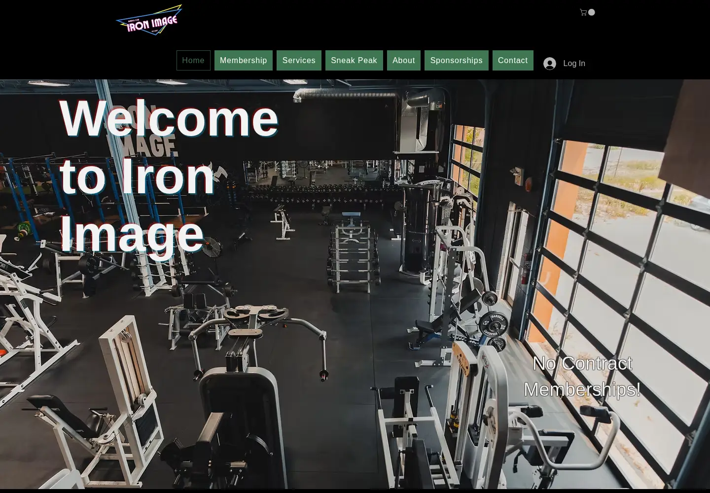 Captured homepage of ironimage.ca in the current scan