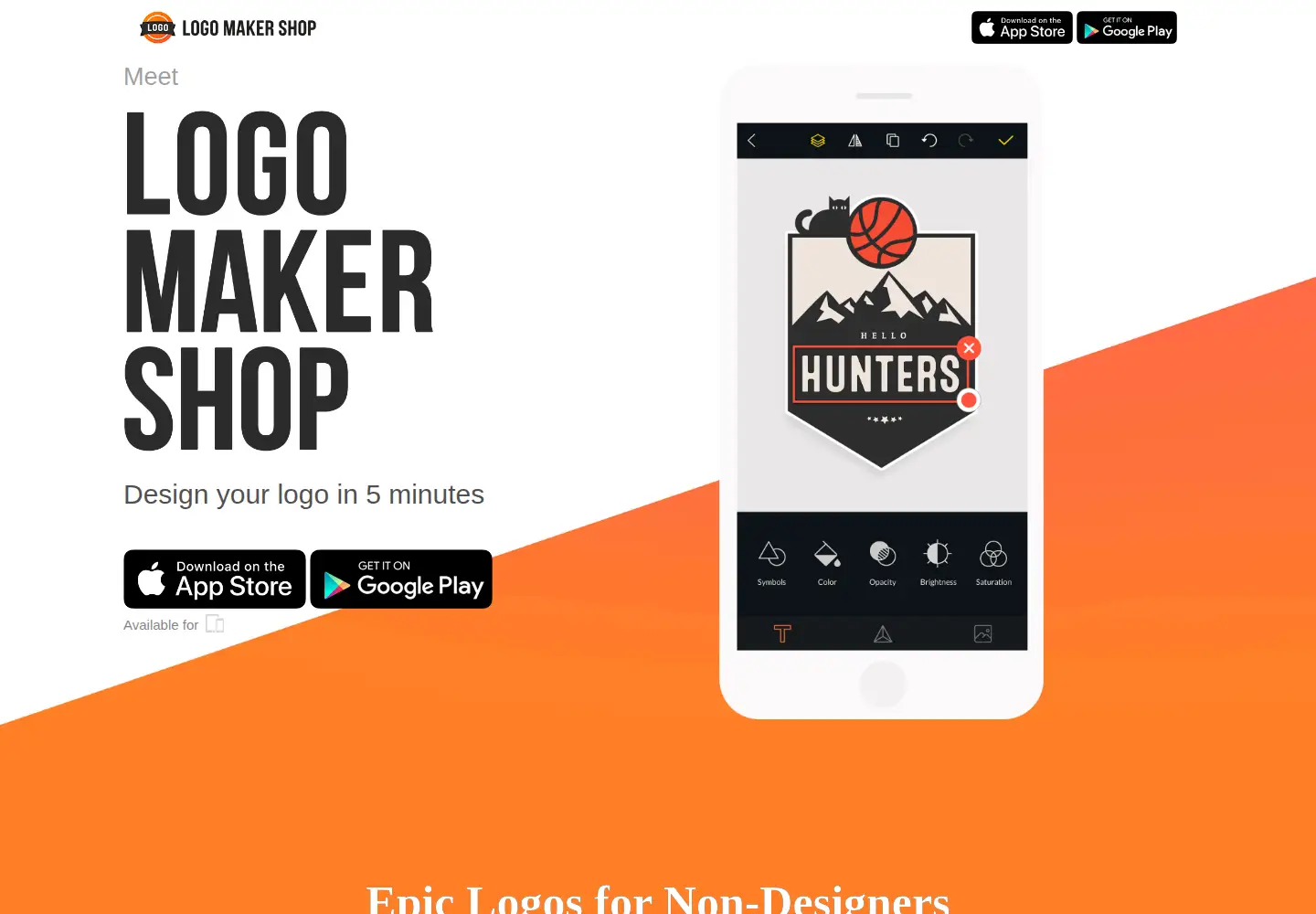 Captured homepage of logoshop.co in the current scan