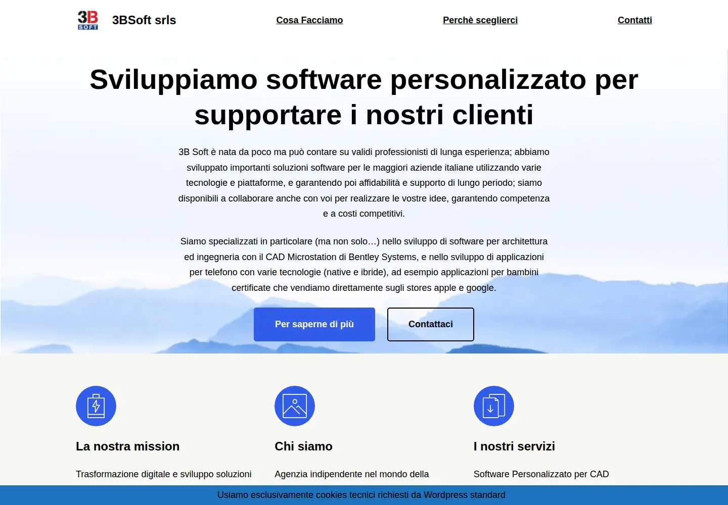 Captured homepage of 3bsoft.com in the current scan