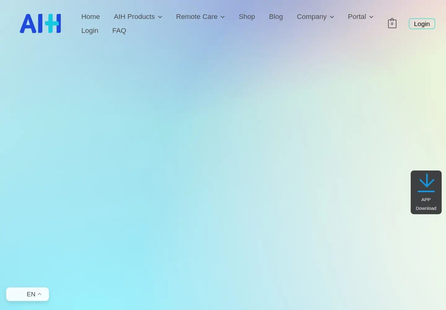 Captured homepage of aihnet.com in the current scan
