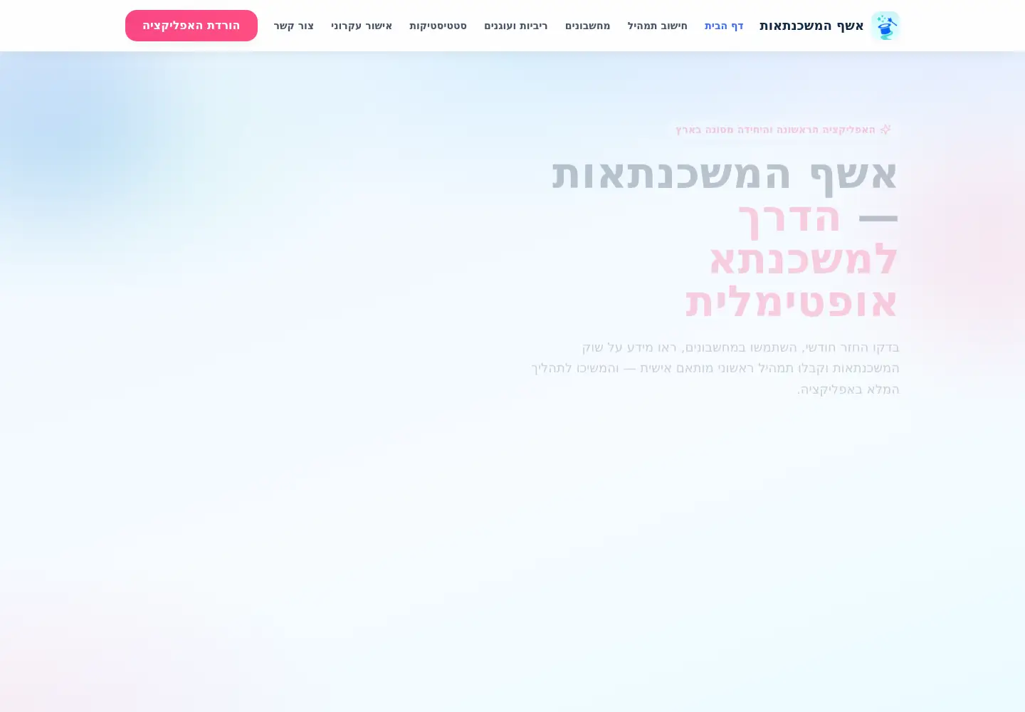 Captured homepage of ashafhamashcantaot.com in the current scan